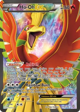 Ho-Oh Ex (119 Full Art) — Pokémon TCG card