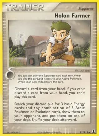 Holon Farmer — EX Delta Species Pokémon TCG card by Kouki Saitou