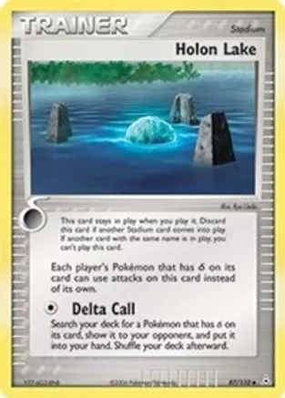 Holon Lake — EX Holon Phantoms Pokémon TCG card by Ryo Ueda