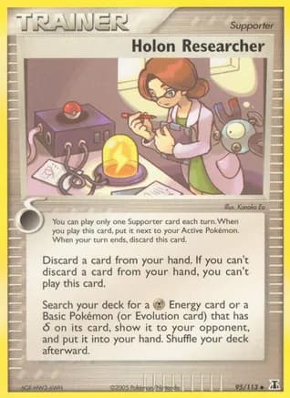 Holon Researcher — EX Delta Species Pokémon TCG card by Kanako Eo