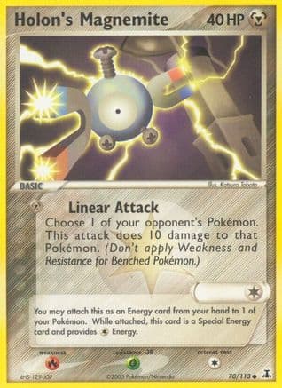 Holon's Magnemite — EX Delta Species Pokémon TCG card by Katsura Tabata