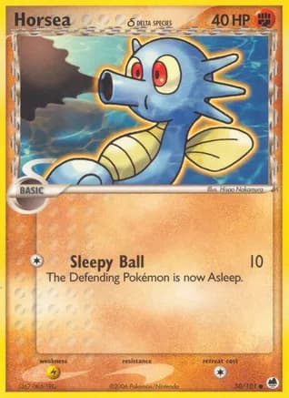 Horsea - 050/101 (Delta Species) — EX Dragon Frontiers