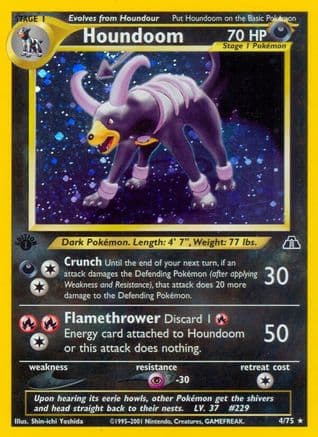 Houndoom (4) — Pokémon TCG card