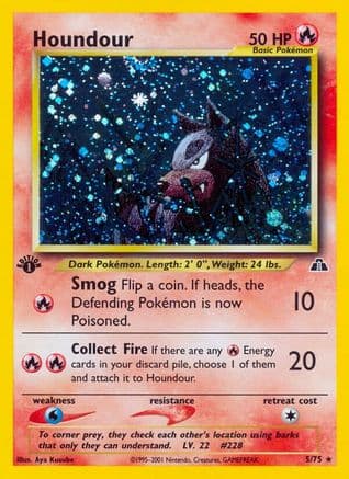 Houndour (5) — Neo Discovery