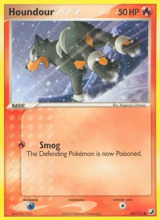 Houndour — EX Unseen Forces