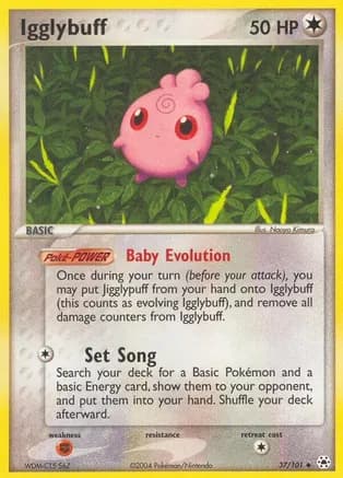 Igglybuff — EX Hidden Legends Pokémon TCG card by Naoyo Kimura