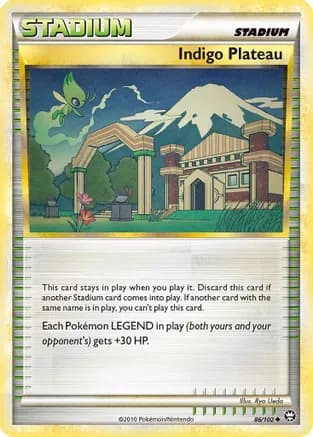 Indigo Plateau — Triumphant Pokémon TCG card by Ryo Ueda