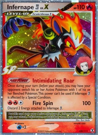 Infernape E4 Lv.X — Rising Rivals