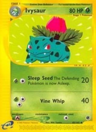 Ivysaur — Expedition Pokémon TCG card by Miki Tanaka