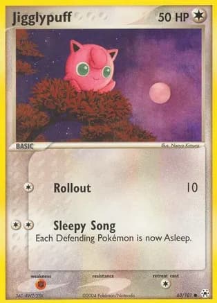 Jigglypuff — EX Hidden Legends Pokémon TCG card by Naoyo Kimura