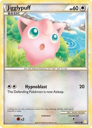 Jigglypuff — HeartGold SoulSilver Pokémon TCG card by Atsuko Nishida