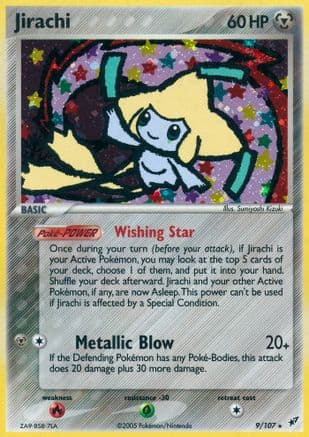 Jirachi — EX Deoxys Pokémon TCG card by Sumiyoshi Kizuki
