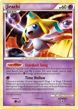 Jirachi — Unleashed Pokémon TCG card by Wataru Kawahara