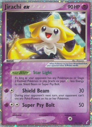 Jirachi ex — Crystal Guardians Pokémon TCG card by Shizurow
