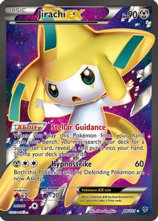 Jirachi EX (98 Full Art) — Pokémon TCG card