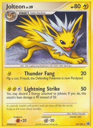 Jolteon — Majestic Dawn Pokémon TCG card by Kouki Saitou