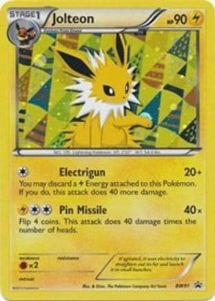 Jolteon - BW91 — Black and White Promos Pokémon TCG card by Ryo Ueda