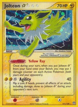 Jolteon Star — EX Power Keepers