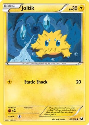 Joltik (42) — Dark Explorers Pokémon TCG card by Miki Tanaka