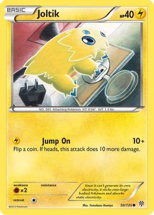 Joltik — Plasma Storm Pokémon TCG card by Tomokazu Komiya