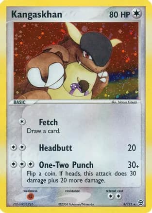 Kangaskhan — EX FireRed & LeafGreen Pokémon TCG card by Naoyo Kimura