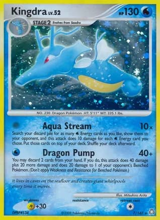 Kingdra — Legends Awakened Pokémon TCG card by Mitsuhiro Arita