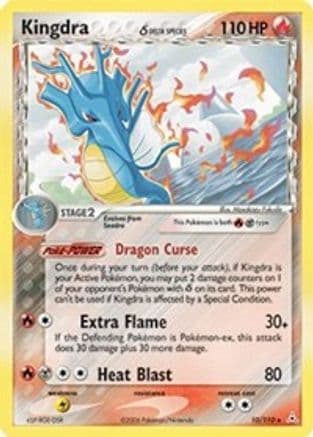 Kingdra (Delta Species) — Holon Phantoms Pokémon TCG card by Kouki Saitou