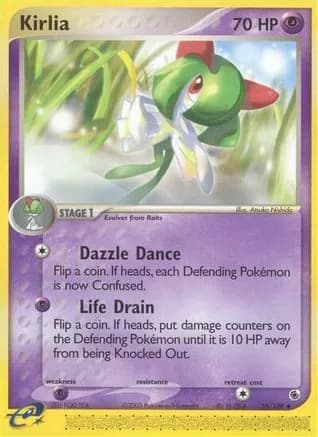 Kirlia - 35/109 — EX Ruby and Sapphire Pokémon TCG card by Atsuko Nishida
