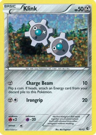 Klink - 10/12 — McDonald's Promos 2011 Pokémon TCG card by Ken Sugimori