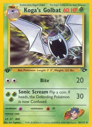 Koga's Golbat — Gym Challenge
