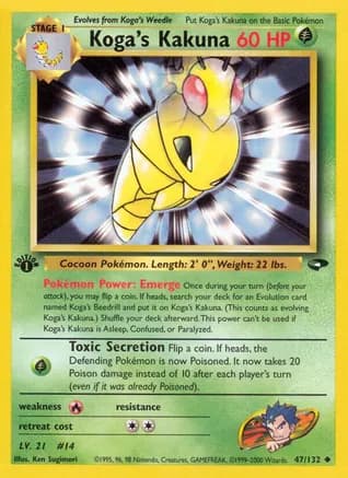 Koga's Kakuna — Gym Challenge