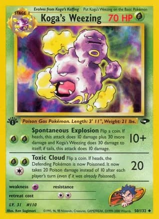 Koga's Weezing — Gym Challenge