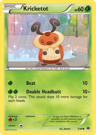 Kricketot — Next Destinies Pokémon TCG card by MAHOU