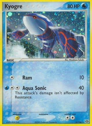 Kyogre - 006/106 — EX Emerald Pokémon TCG card by Masakazu Fukuda