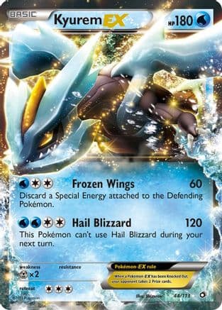 Kyurem EX — Legendary Treasures Pokémon TCG card by Shigenori