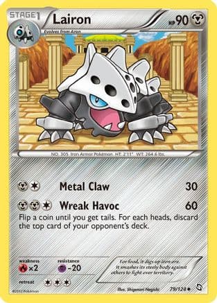 Lairon — Dragons Exalted Pokémon TCG card by Shigenori Negishi