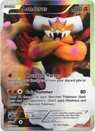 Landorus - BW43 — Black and White Promos Pokémon TCG card by Shizu Graphics