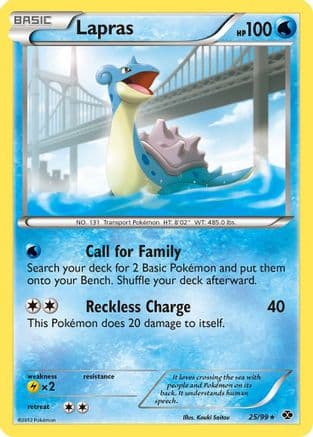 Lapras (25) — Next Destinies Pokémon TCG card by Kouki Saitou