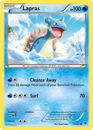 Lapras — Plasma Blast Pokémon TCG card by kodama