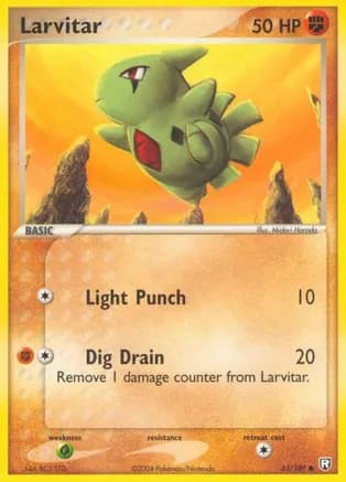 Larvitar - 063/109 — EX Team Rocket Returns