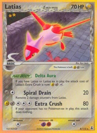 Latias (Delta Species) — Delta Species Pokémon TCG card by Ryo Ueda