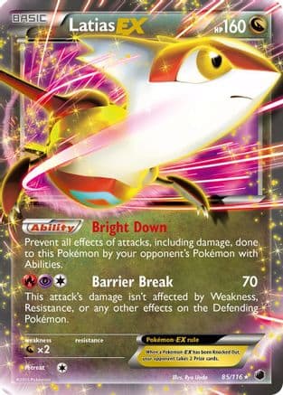 Latias EX — Plasma Freeze Pokémon TCG card by Ryo Ueda