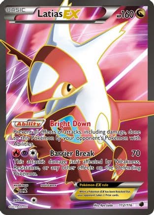 Latias EX (112 Full Art) — Plasma Freeze