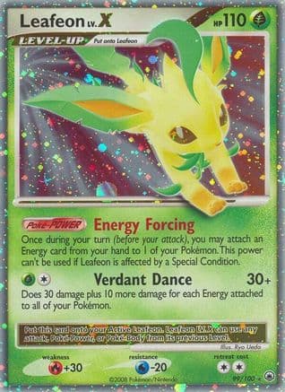 Leafeon LV.X — Pokémon TCG card