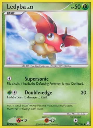 Ledyba — Legends Awakened Pokémon TCG card by Atsuko Nishida