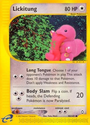 Lickitung — Aquapolis