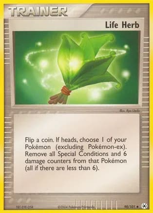 Life Herb — EX Hidden Legends Pokémon TCG card by Ryo Ueda