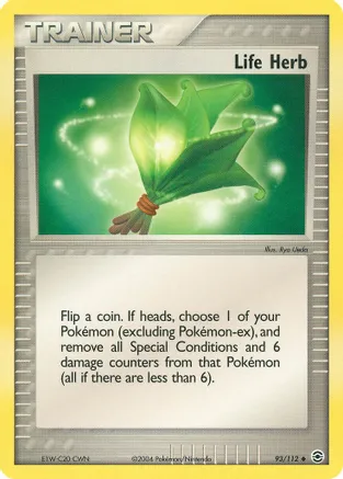 Life Herb — EX FireRed & LeafGreen Pokémon TCG card by Ryo Ueda