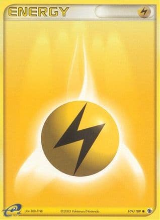 Lightning Energy — Ruby and Sapphire Pokémon TCG card by Keiji Kinebuchi