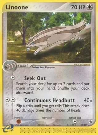 Linoone — EX Ruby and Sapphire